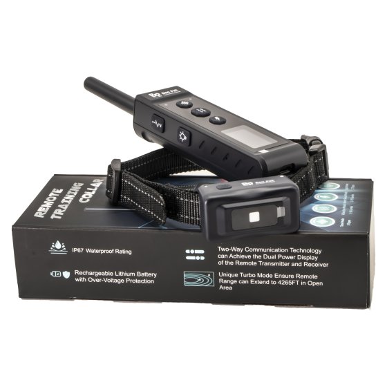 Benpet RS5 Pro 1200m, Professzionális Elektromos nyakörv, Színes kijelzővel __ (11)